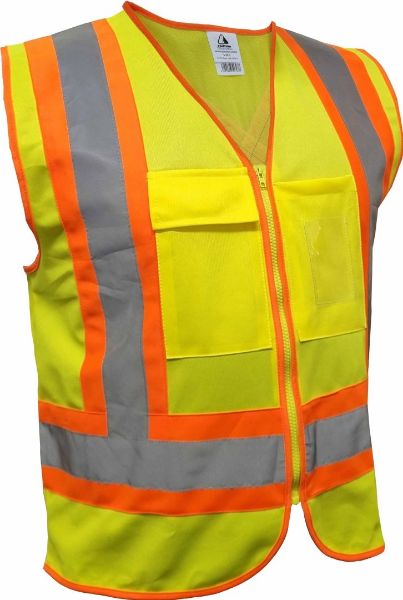 Picture of ESKO X-BACK SAFETY VEST YELLOW/ORANGE